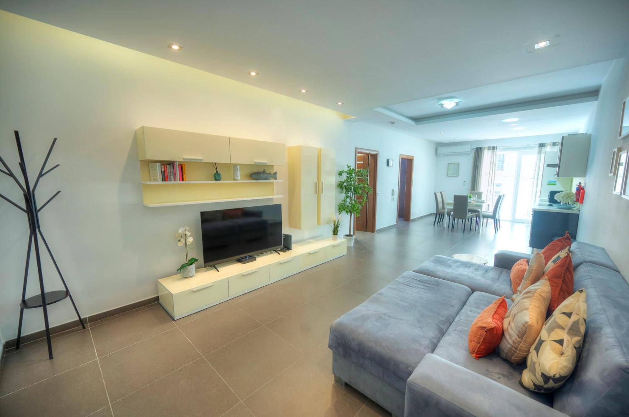 Bright & Large 2Bedrooms In Sliema Center Mpor1-1 Exteriér fotografie